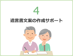 遺言書文案の作成サポート